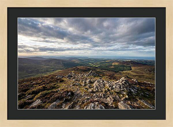 Wicklow Mountains From Lugnaquilla Summit