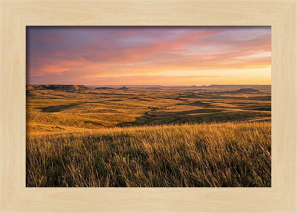 Wide Open Prairie Sunset
