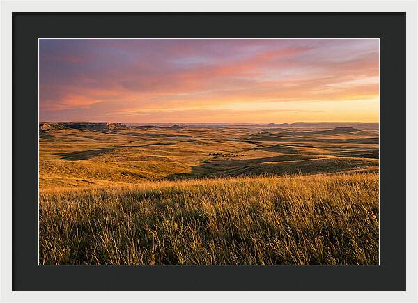 Wide Open Prairie Sunset