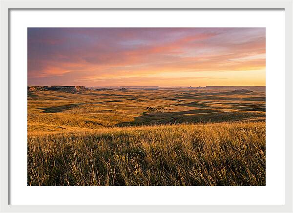 Wide Open Prairie Sunset