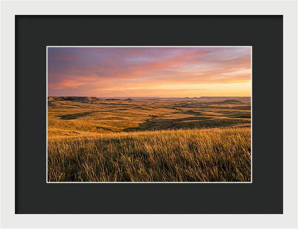 Wide Open Prairie Sunset