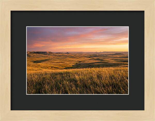 Wide Open Prairie Sunset