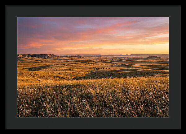 Wide Open Prairie Sunset