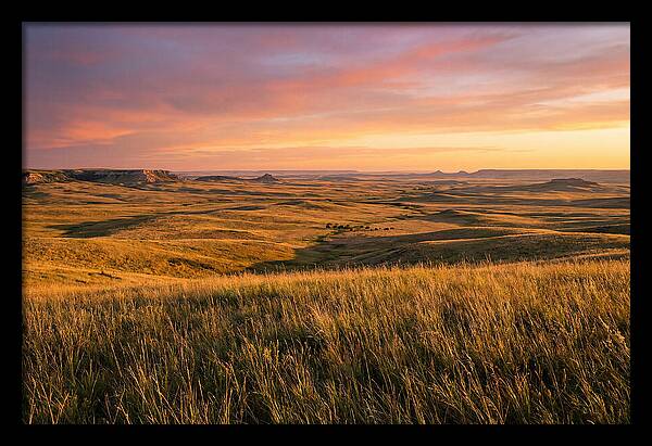 Wide Open Prairie Sunset