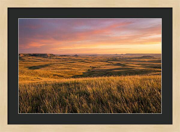 Wide Open Prairie Sunset