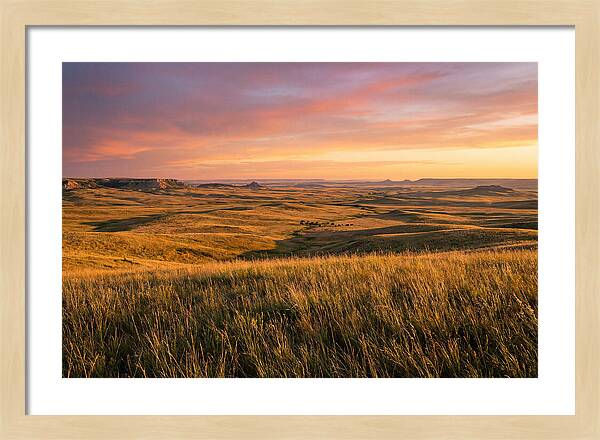 Wide Open Prairie Sunset
