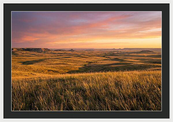 Wide Open Prairie Sunset