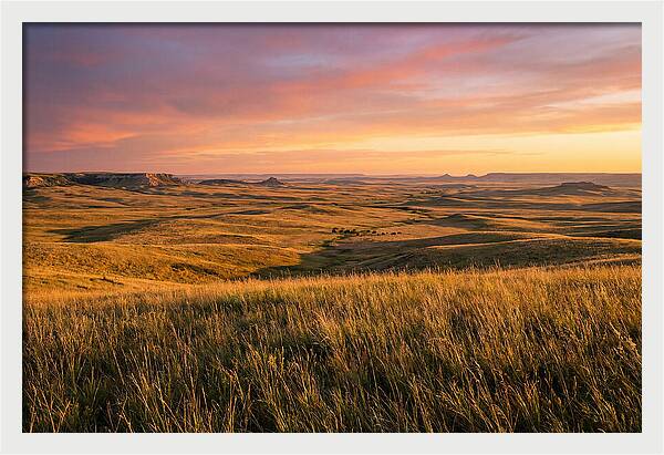 Wide Open Prairie Sunset