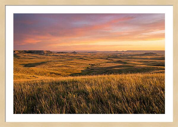 Wide Open Prairie Sunset