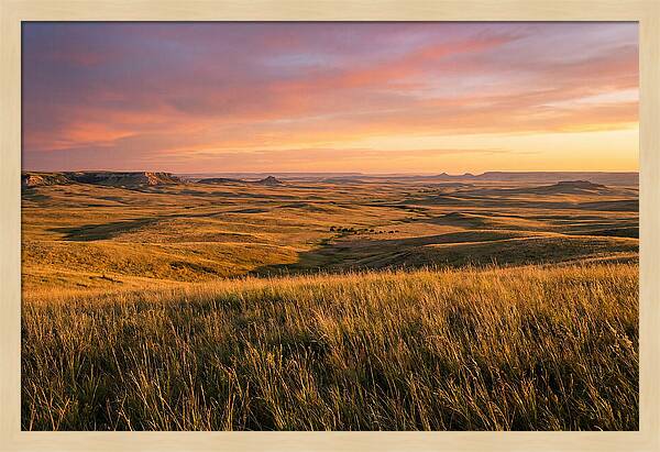 Wide Open Prairie Sunset