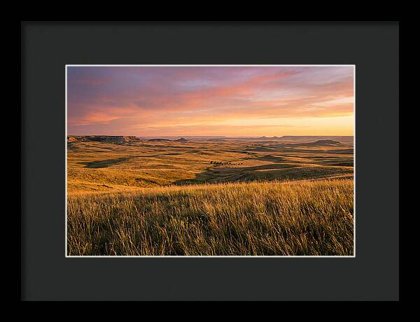 Wide Open Prairie Sunset