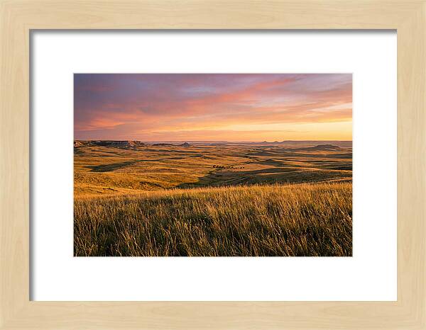 Wide Open Prairie Sunset