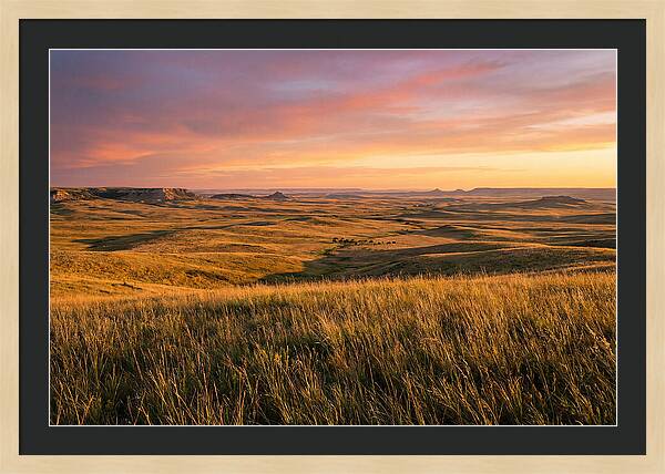 Wide Open Prairie Sunset