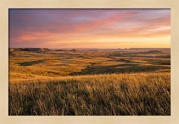 Wide Open Prairie Sunset