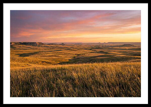 Wide Open Prairie Sunset