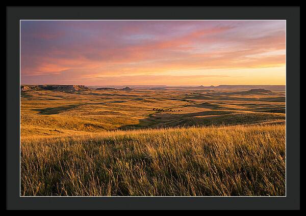 Wide Open Prairie Sunset