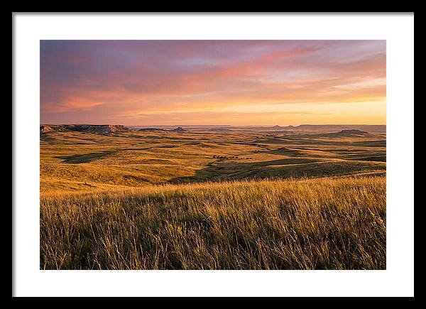 Wide Open Prairie Sunset