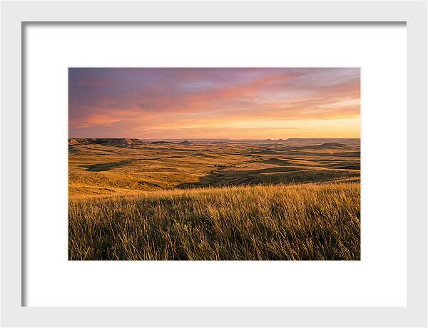 Wide Open Prairie Sunset