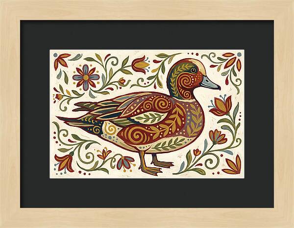 Wigeon Folk Art