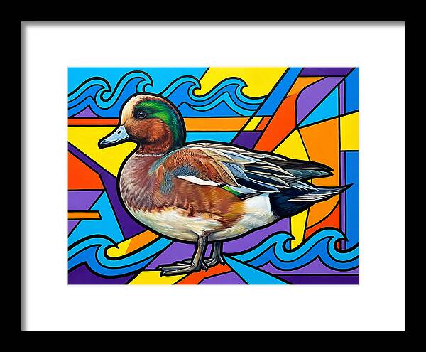Wigeon In Vibrant Colors