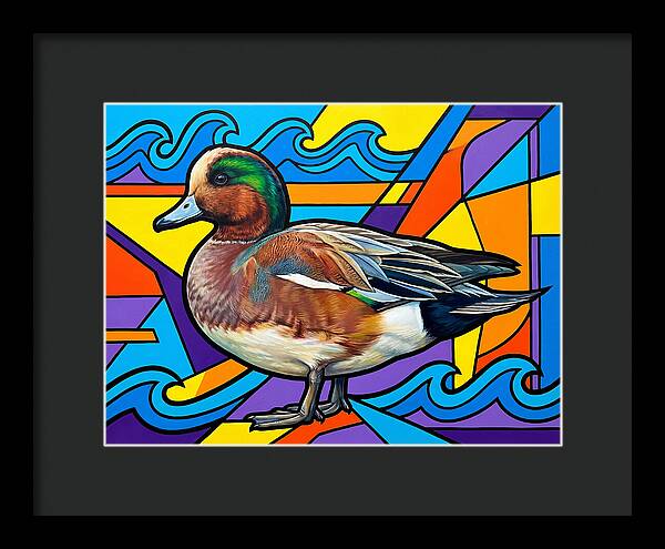 Wigeon In Vibrant Colors
