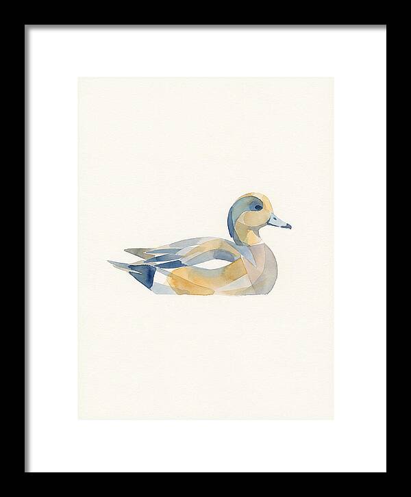 Wigeon In Watercolor Style