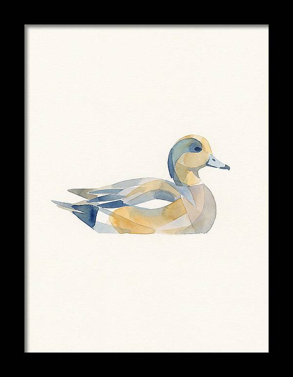 Wigeon In Watercolor Style