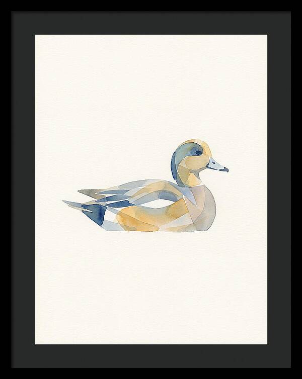 Wigeon In Watercolor Style
