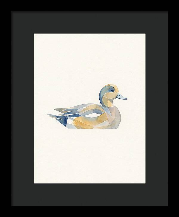 Wigeon In Watercolor Style