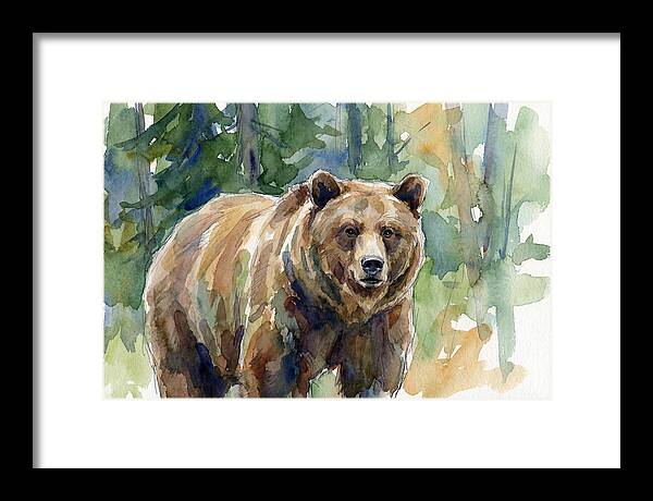 Wild Bear Amidst Wilderness