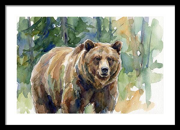 Wild Bear Amidst Wilderness