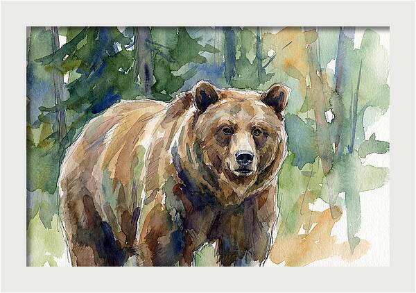 Wild Bear Amidst Wilderness