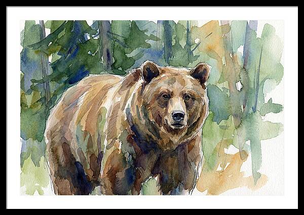 Wild Bear Amidst Wilderness