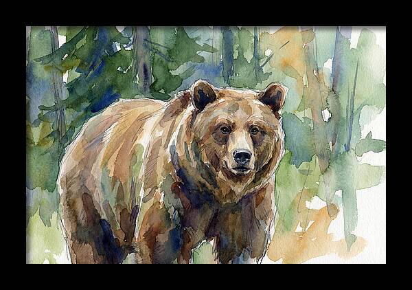 Wild Bear Amidst Wilderness