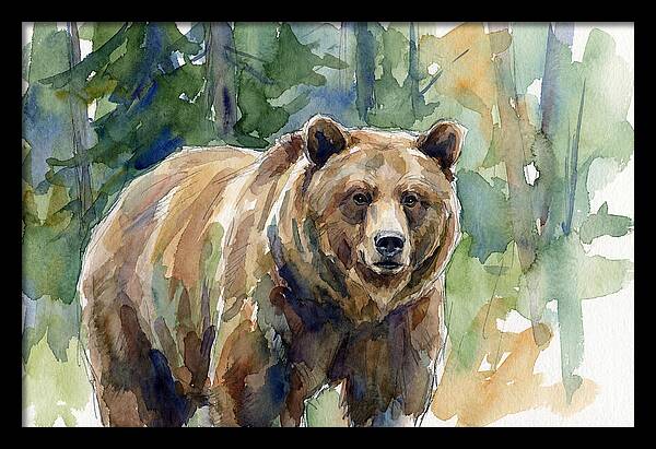 Wild Bear Amidst Wilderness