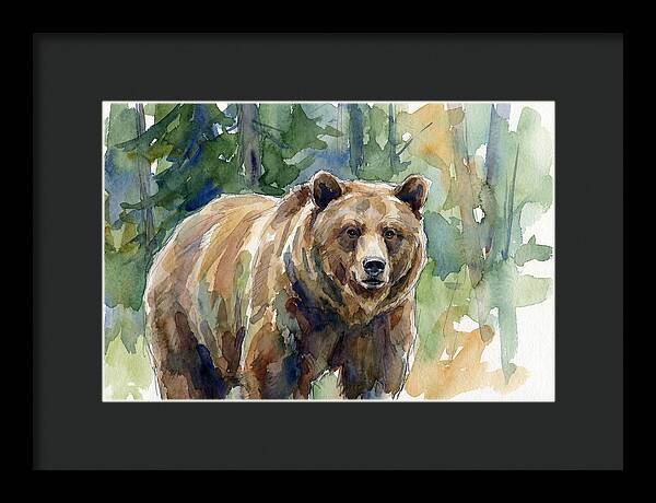 Wild Bear Amidst Wilderness