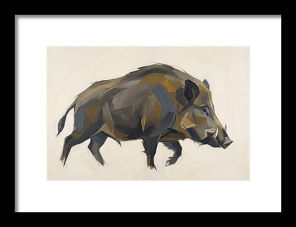 Wild Boar In Motion