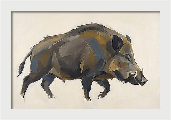 Wild Boar In Motion