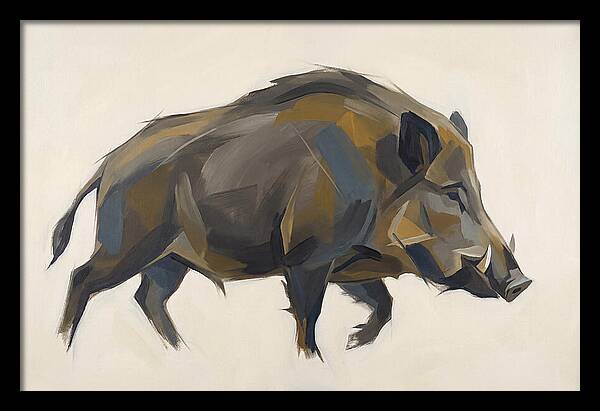 Wild Boar In Motion