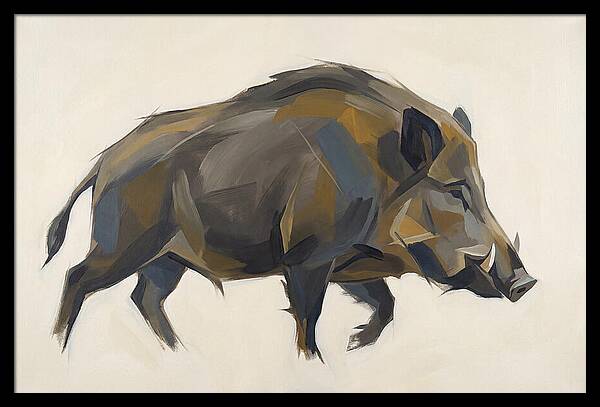 Wild Boar In Motion