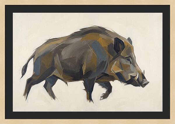 Wild Boar In Motion