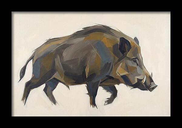 Wild Boar In Motion