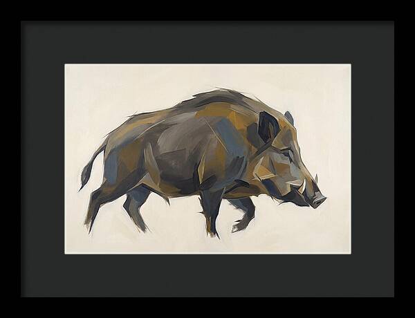 Wild Boar In Motion