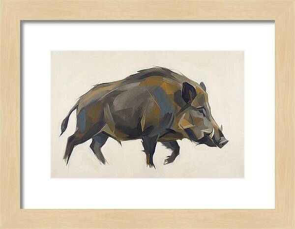 Wild Boar In Motion