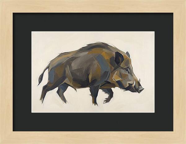 Wild Boar In Motion