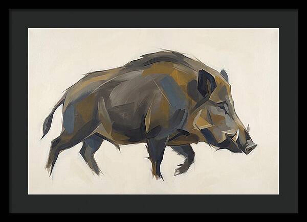 Wild Boar In Motion