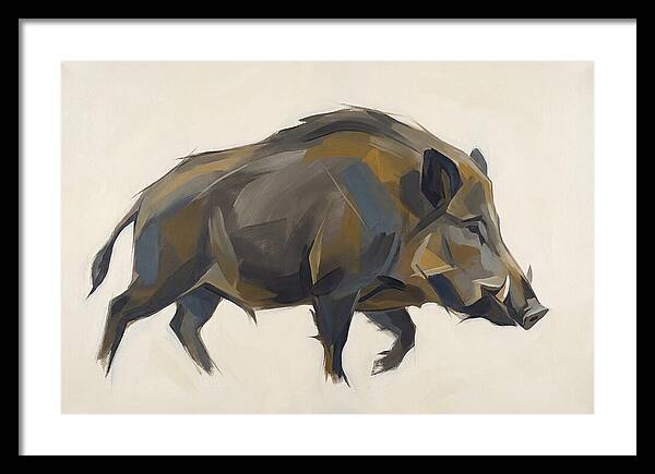Wild Boar In Motion