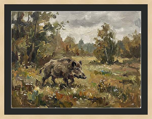 Wild Boar In Nature
