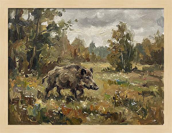Wild Boar In Nature