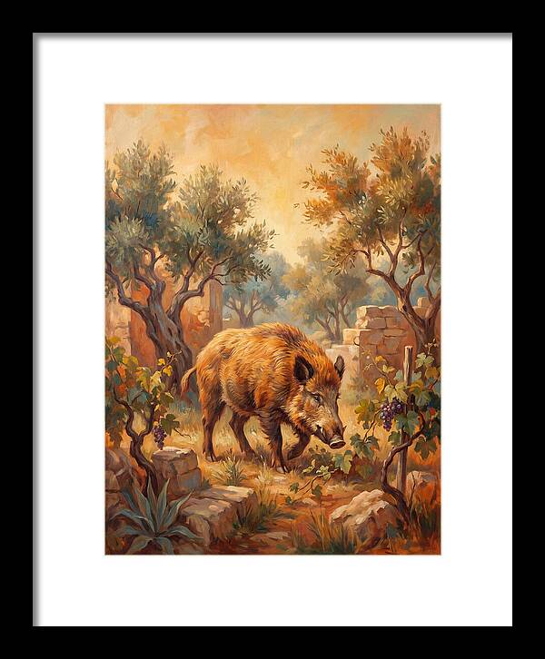 Wild Boar In The Mediterranean